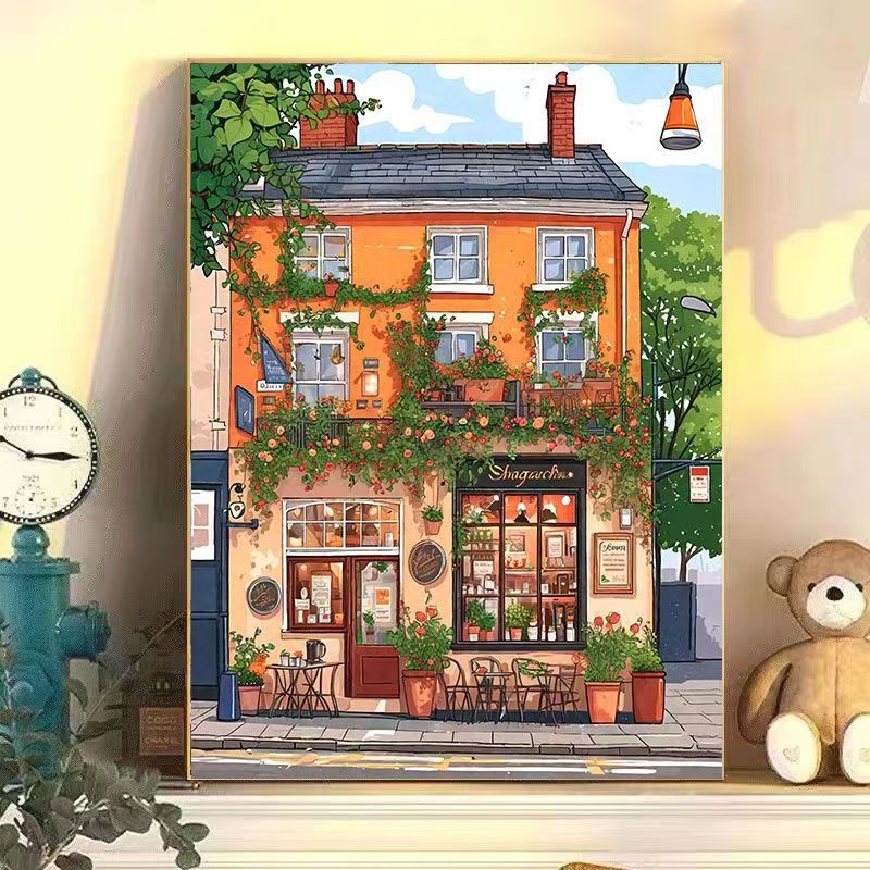 Urban Café Landscape Wall Art Stornfield