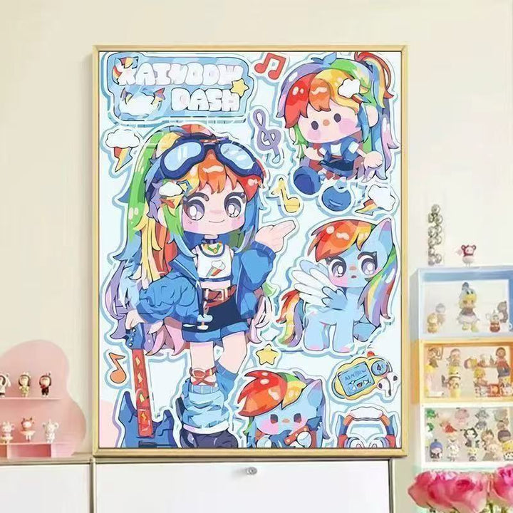 Cute Fantasy Character Wall Art Stornfield