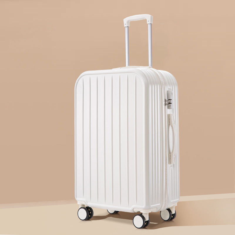 lightweight ABS hardshell spinner suitcase with telescopic handle and matching cosmetic case Stornfield