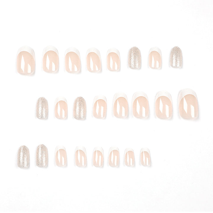 Artistic Nail Extensions with Elegant French Tip Stornfield