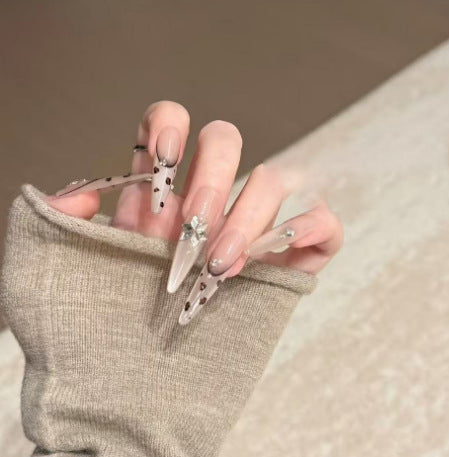 Artistic Heart Pattern Nail Art Extensions Stornfield