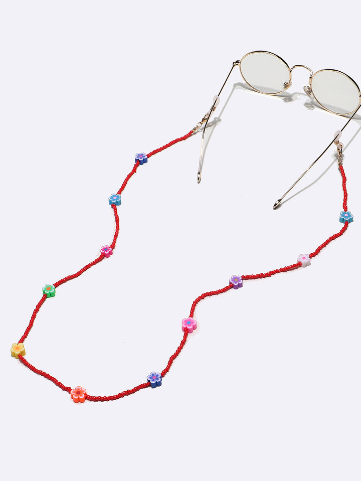 Colorful Floral Beaded Eyewear Chain Stornfield