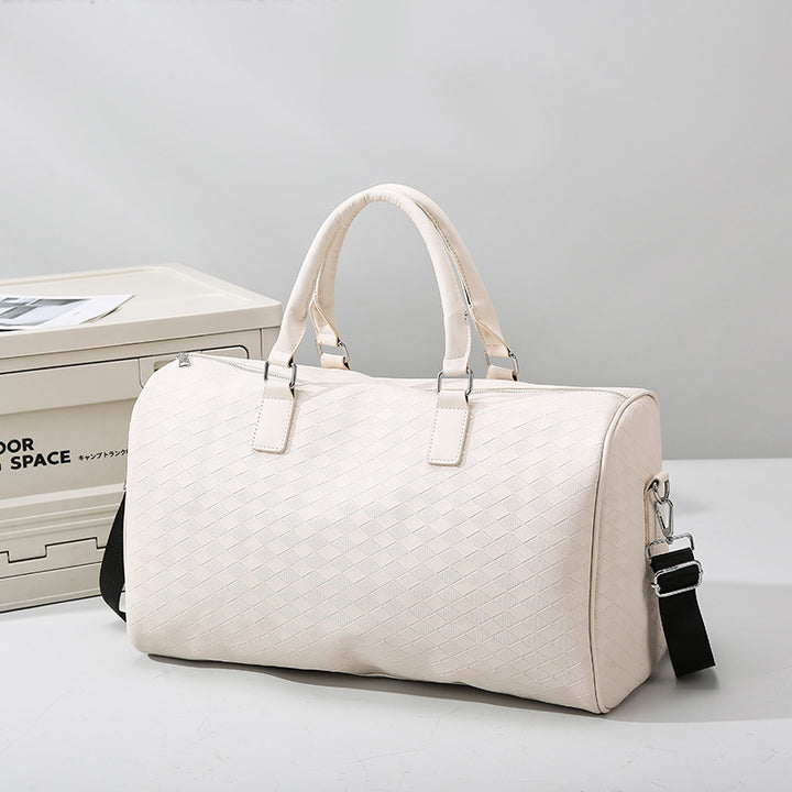 Sporty shoulder bag with structured outer material Stornfield
