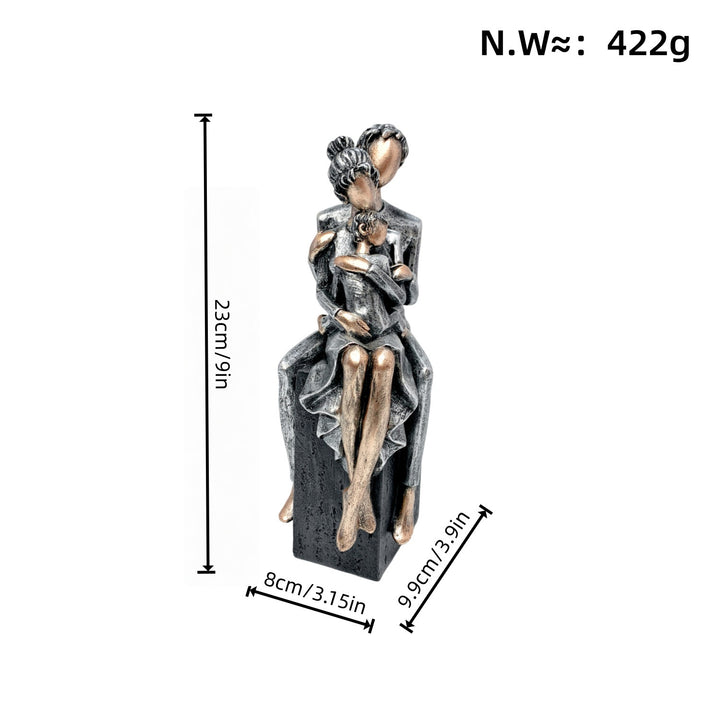 Elegant sculpture of a romantic couple Stornfield