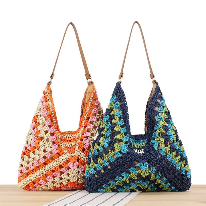 Designer crossbody bag in modern net design Stornfield