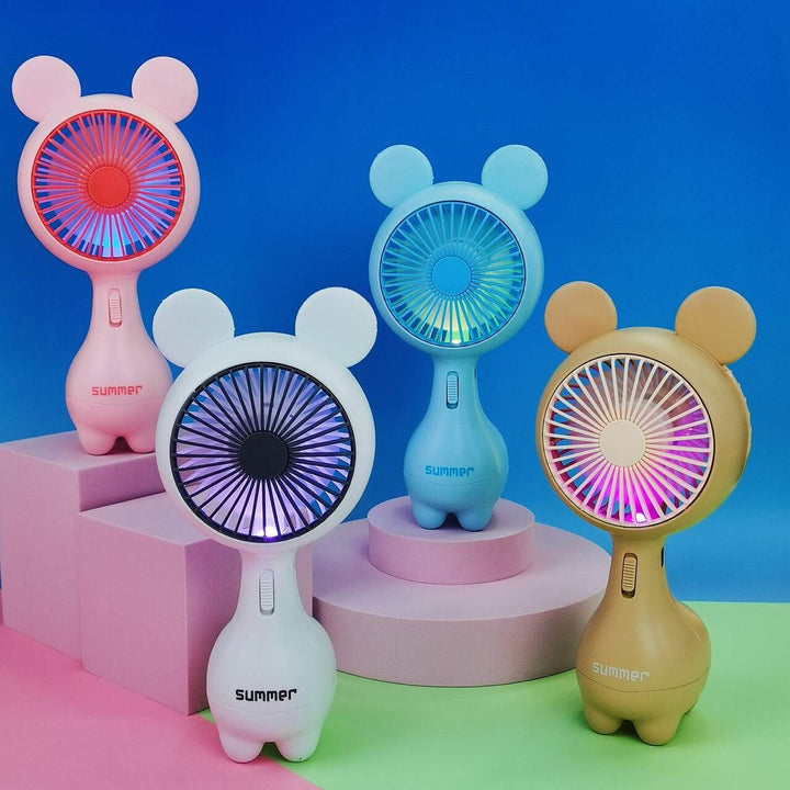 Women Portable Mini Fan in Cute Rabbit Design Stornfield