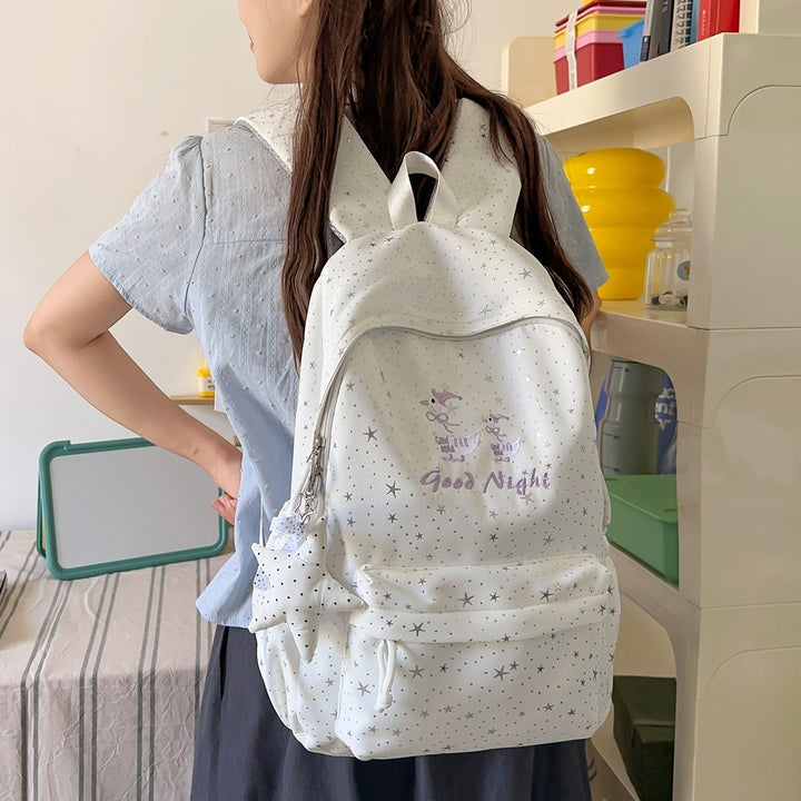 Star-Embellished Casual Backpack Stornfield 1791205643