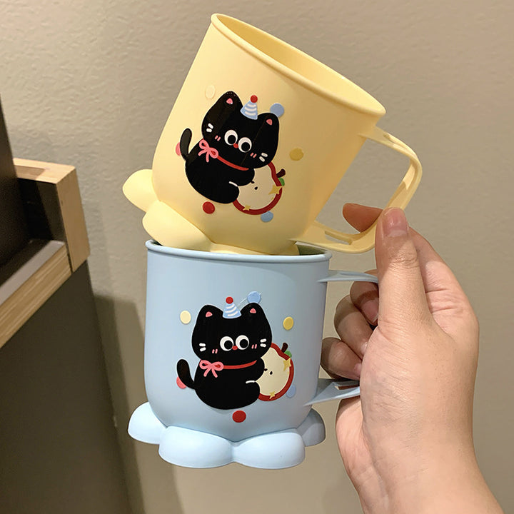 Ceramic mug with loving cat design Stornfield