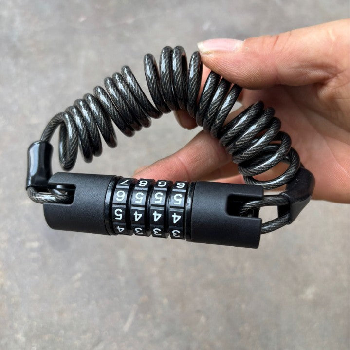 Heavy-Duty Coiled Cable Bicycle Lock Stornfield