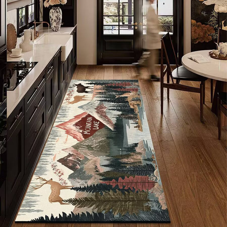 Rustic Outdoor Adventure Area Mat Stornfield