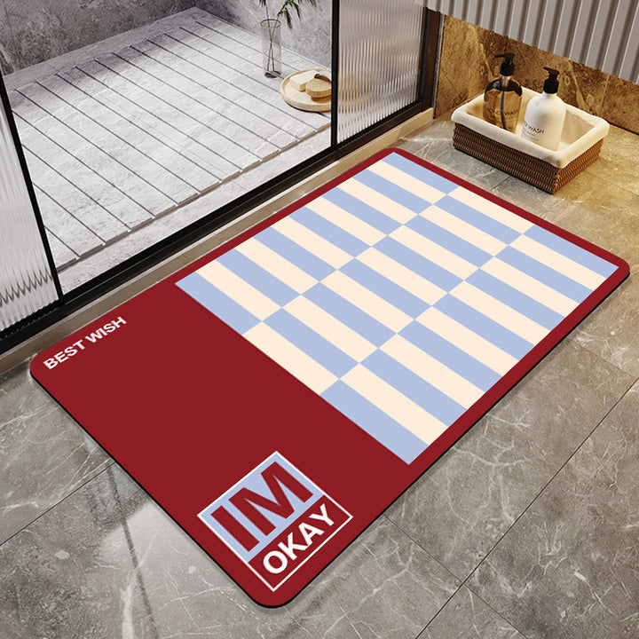 Cheerful Decorative Entrance Mat Stornfield