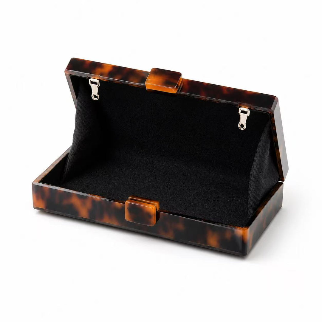 Elegant Tortoiseshell Evening Clutch