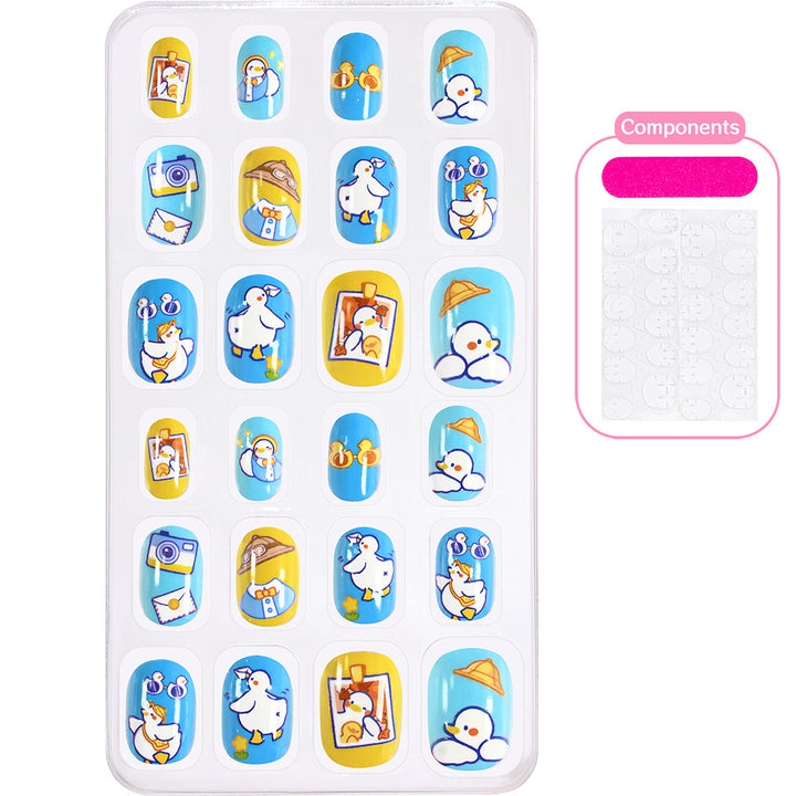 Themed Summer Beach Nail Art Press-On Nails Stornfield