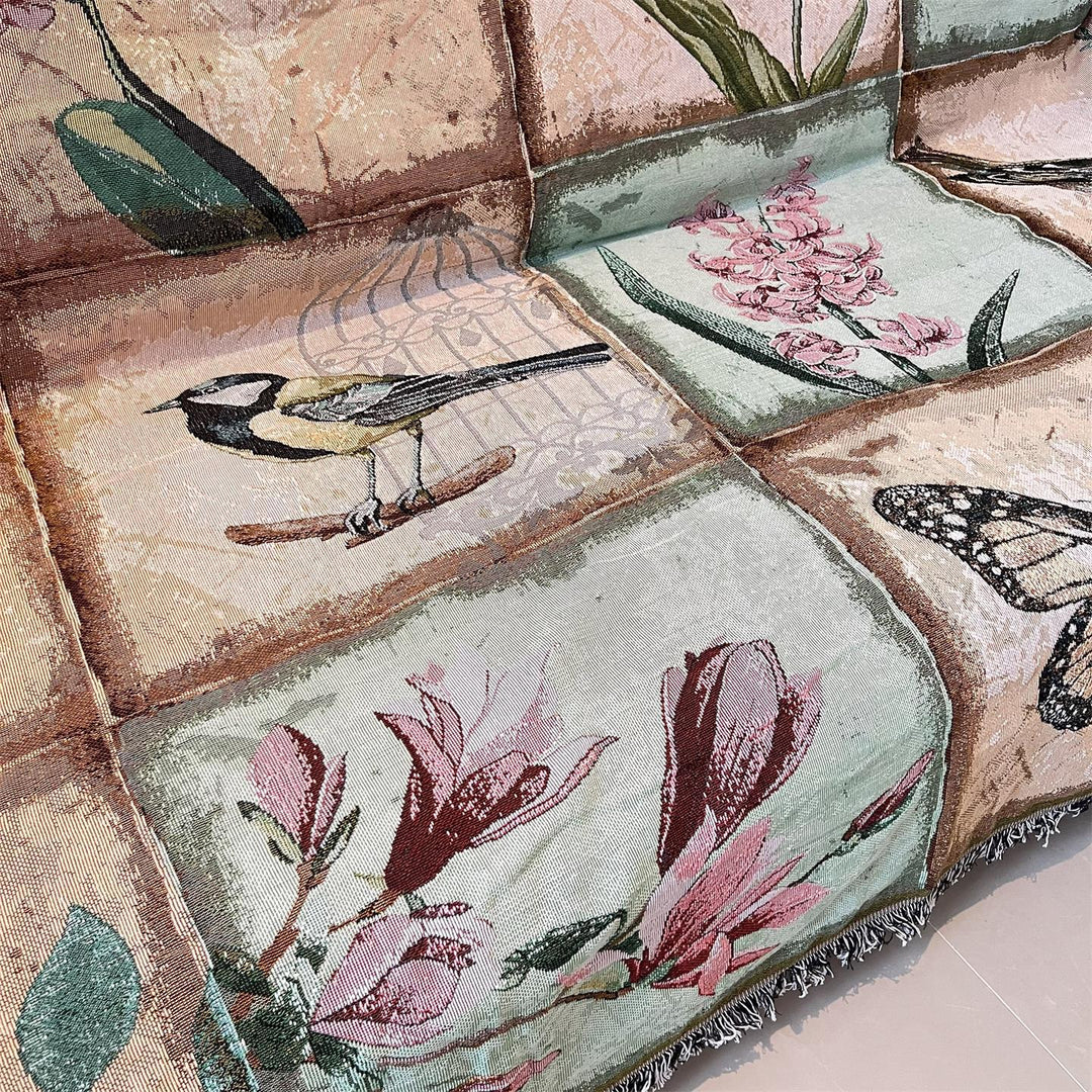 Floral Patterned Sofa Cover