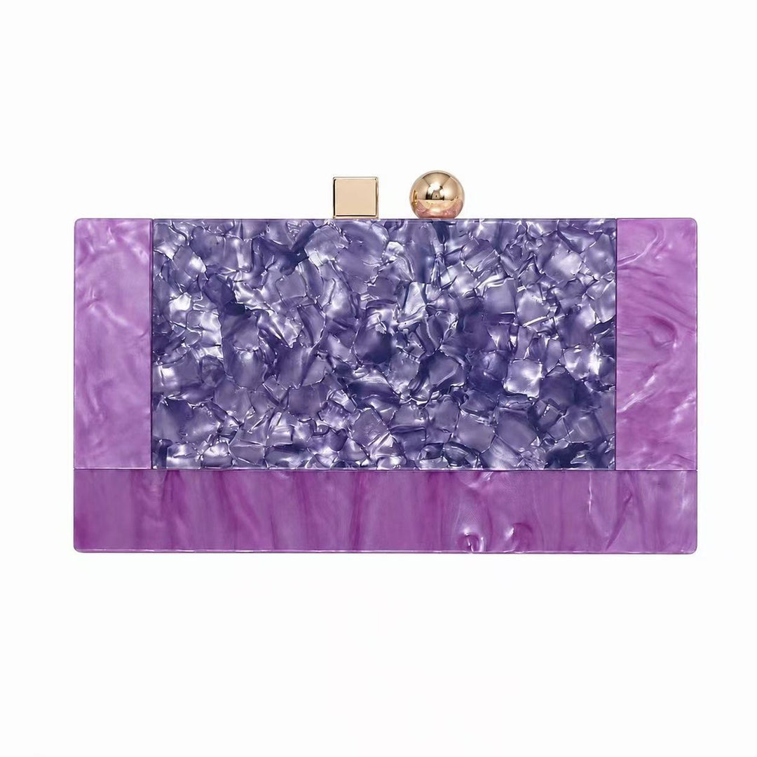 Decorative Acrylic Evening Clutch