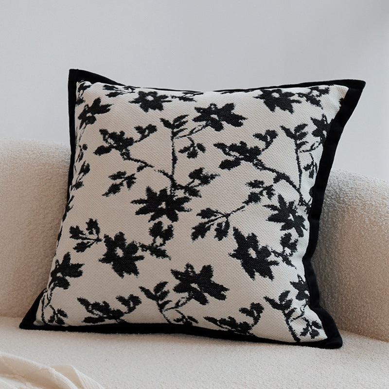 Decorative pillow with tree motif