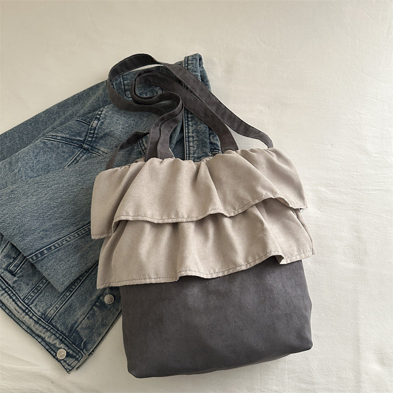 Chic Ruffled Tote Bag Stornfield