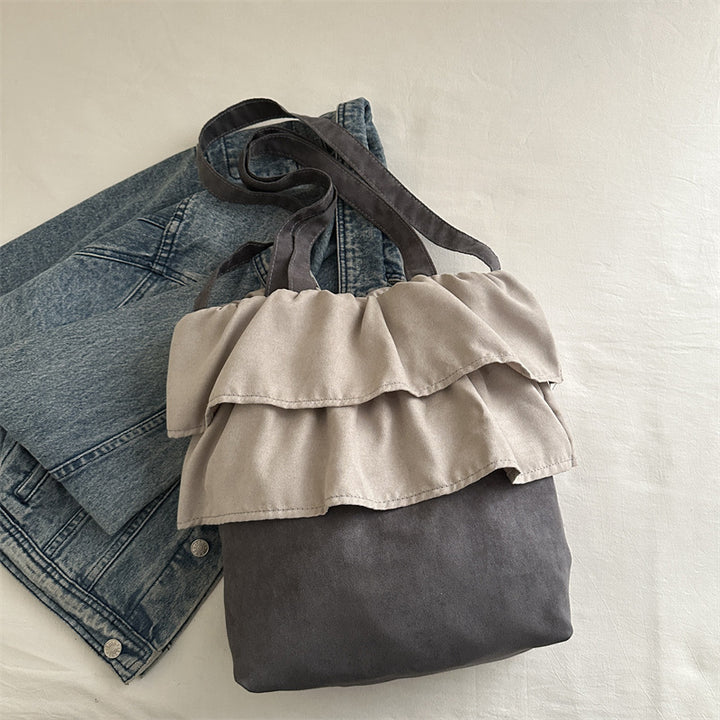 Chic Ruffled Tote Bag Stornfield