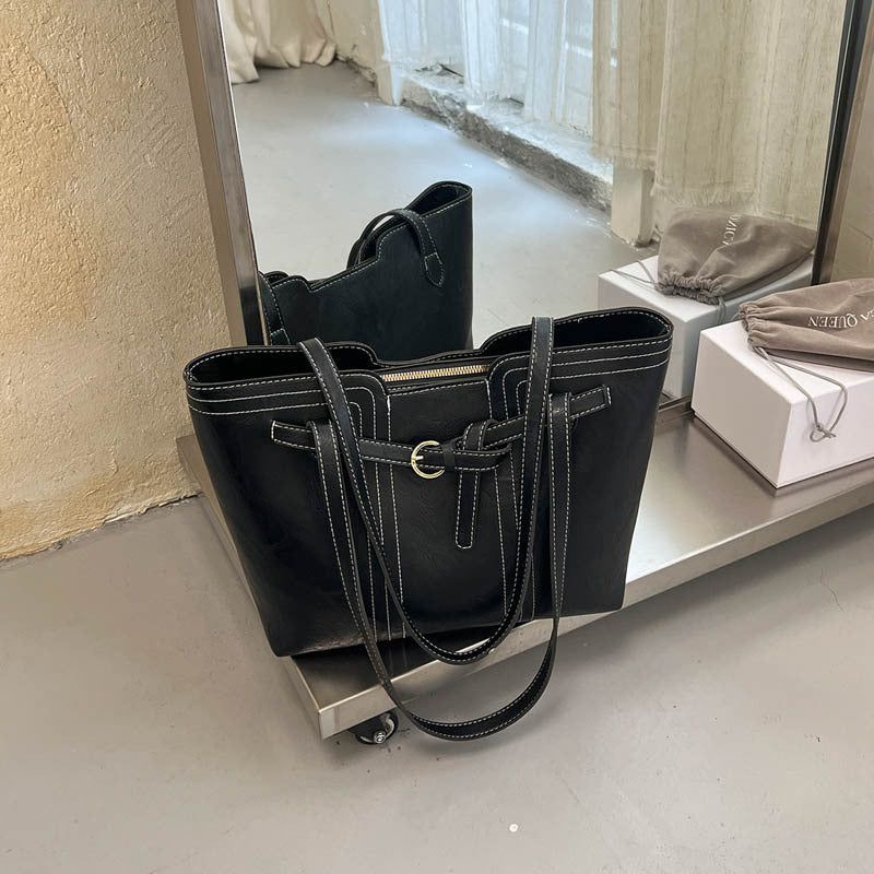 Stylish Leather Tote Bag