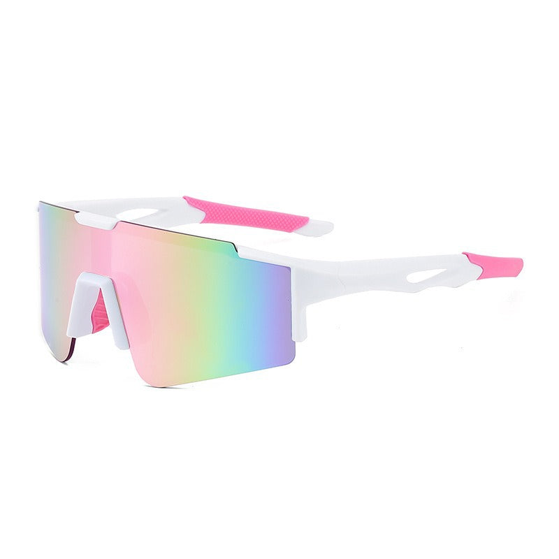 Unisex nan sporty polarizing bike sunglasses with a one-piece visor and non-slip temples Stornfield