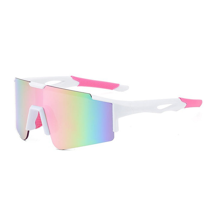 Unisex nan sporty polarizing bike sunglasses with a one-piece visor and non-slip temples Stornfield