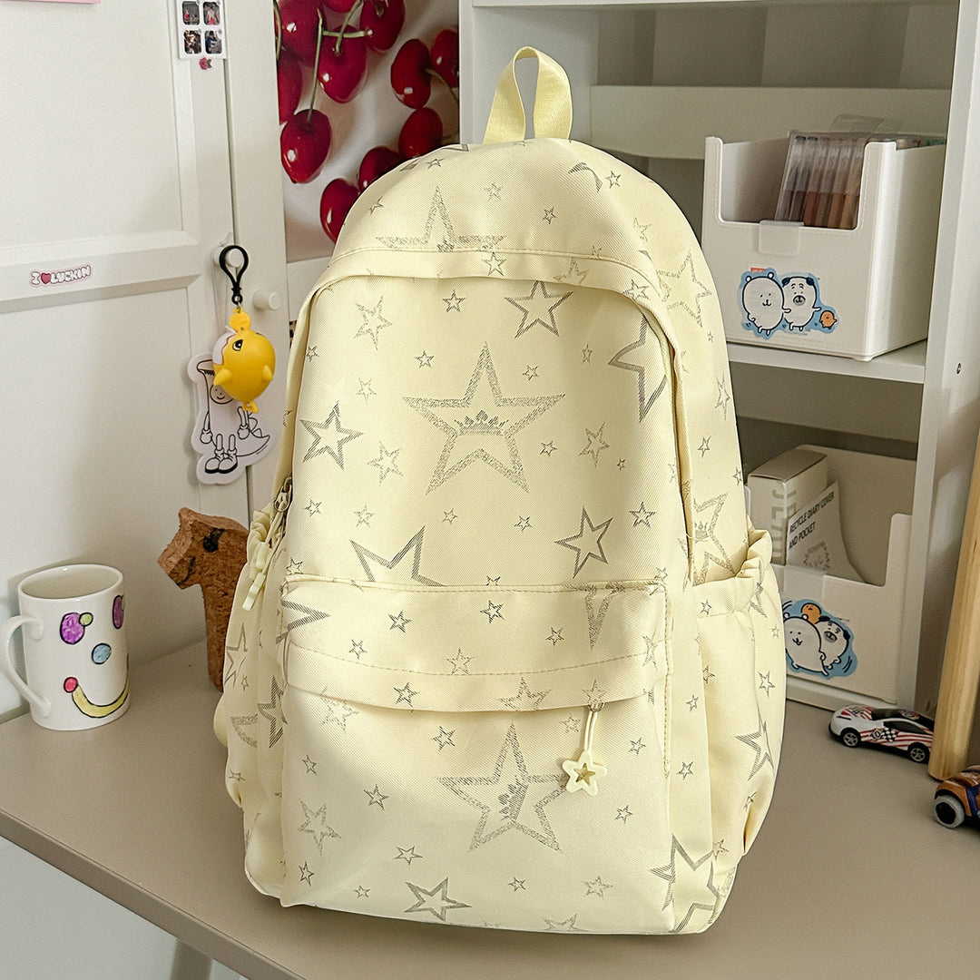 Casual Star-Embellished Backpack Stornfield 1791205374