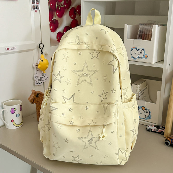 Casual Star-Embellished Backpack Stornfield 1791205374