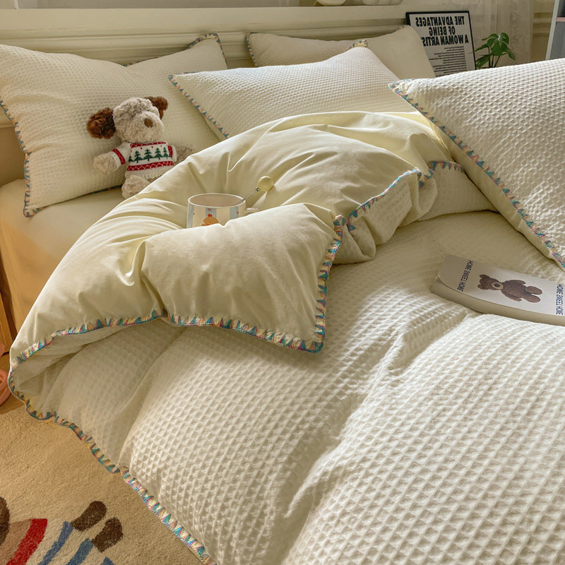 Cozy Textured Duvet Cover Set