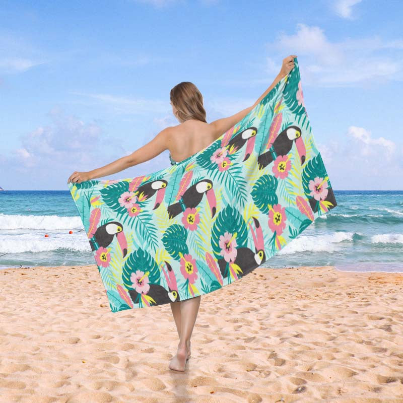 Beach towel in creative wave pattern Stornfield