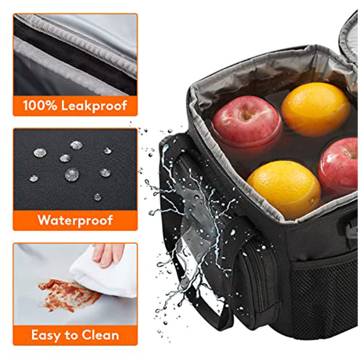 Insulated cooler bag with practical front pocket Stornfield