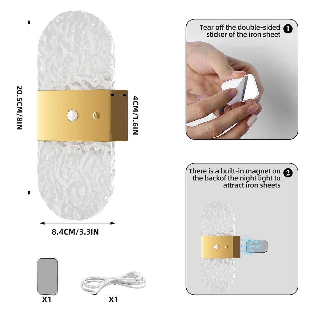 Versatile Wireless Magnetic Night Light