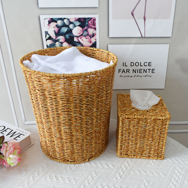 Woven Rectangular Storage Basket Stornfield