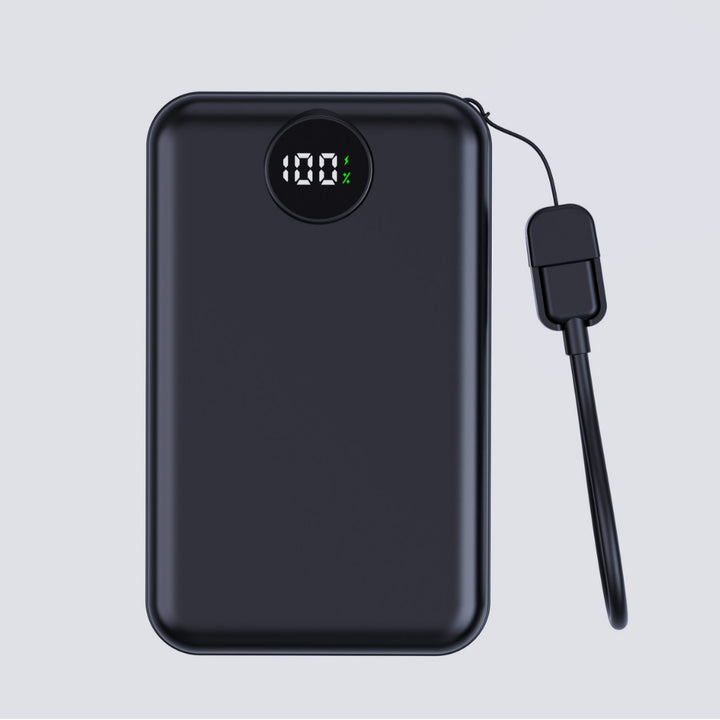 Portable power bank with integrated digital display and intelligent charging function Stornfield