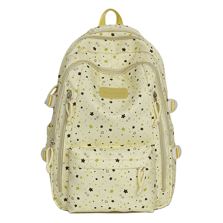 Star-Print Multi-Pocket Backpack Stornfield