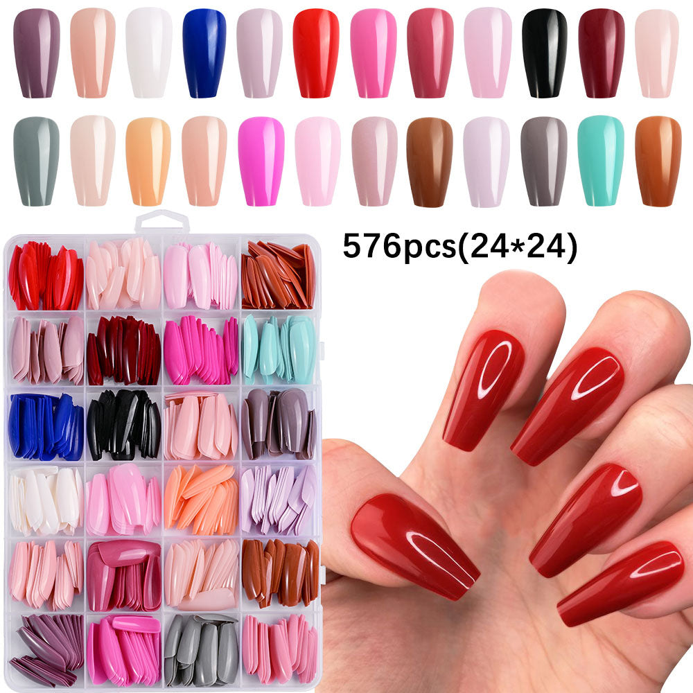 Premium Glossy False Nail Tips Stornfield