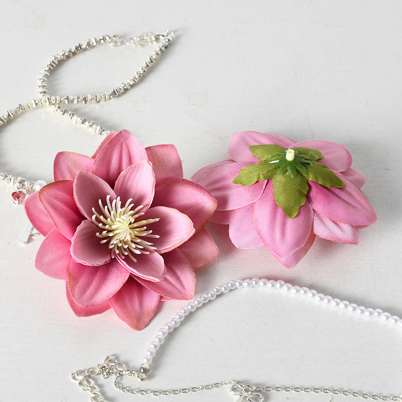 Elegant Silk Floral Hair Accessories
