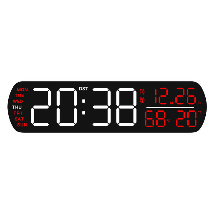 Digital wall clock with temperature and hygrometer display Stornfield