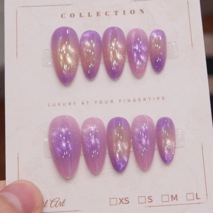 Elegant Ombre Press-On Nail Art
