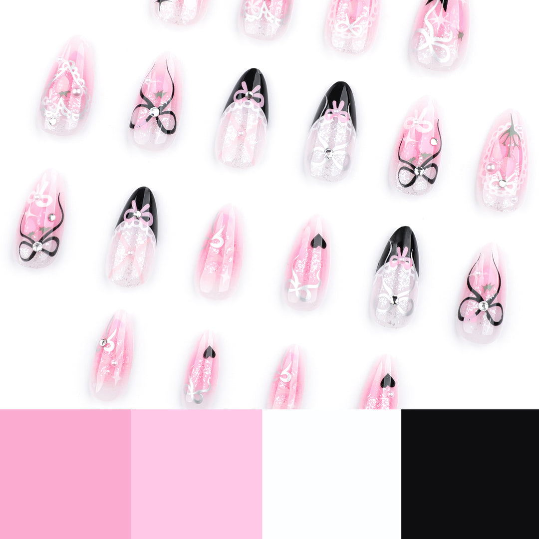 Artificial nails with romantic design Stornfield