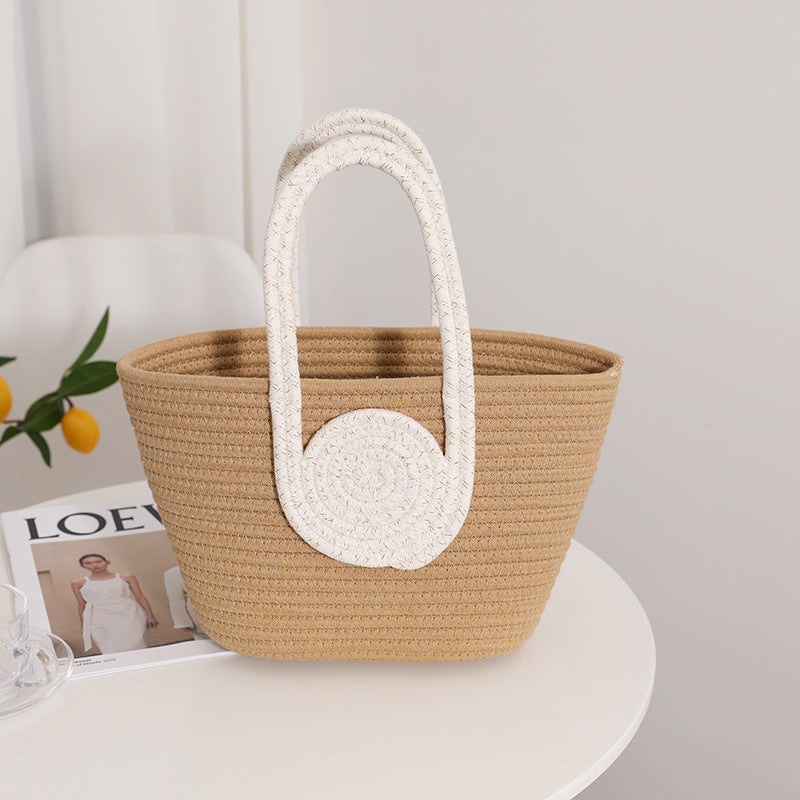 Decorative natural fiber bag Stornfield