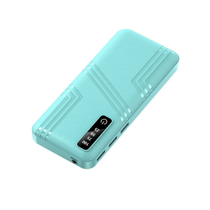 Portable power bank with multifunctional fast charging connector and LCD display Stornfield