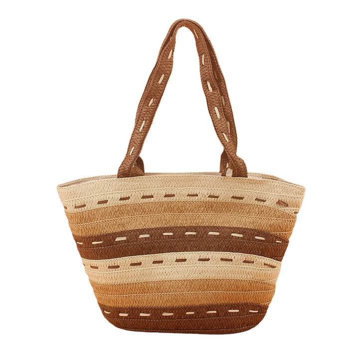 Basket bag with structured design and sturdy carrying handles Stornfield