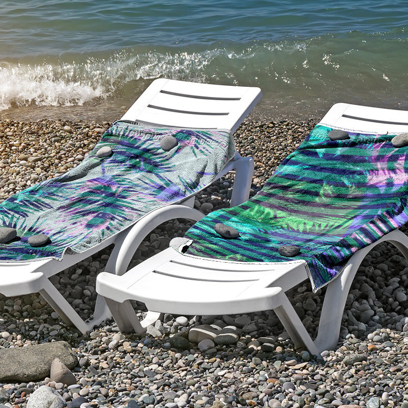 Beach towel made of skin-friendly microfiber with a creative pattern mix Stornfield