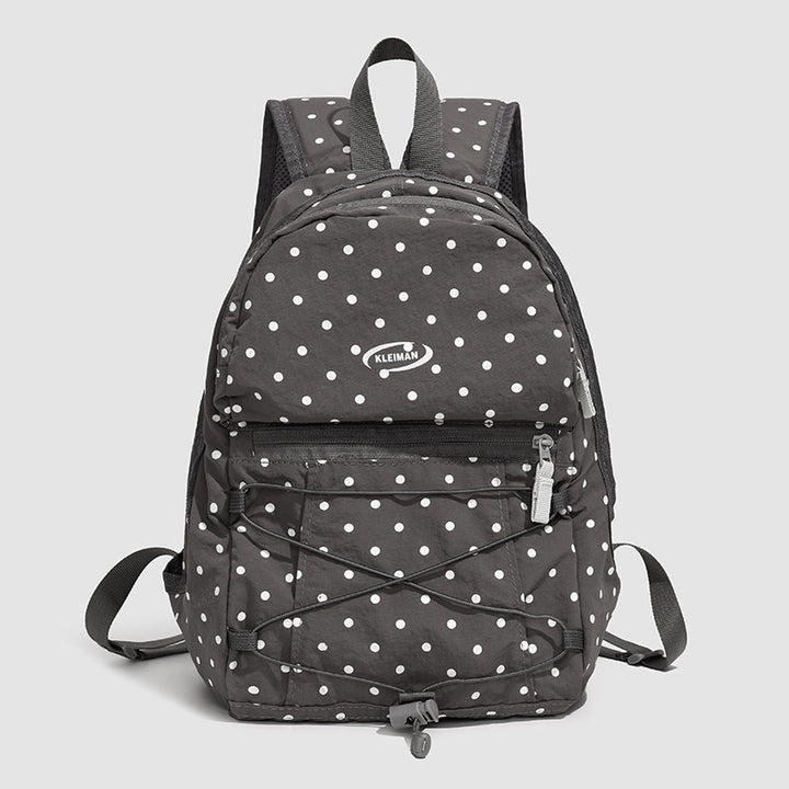 Trendy Polka Dot Casual Backpack Stornfield