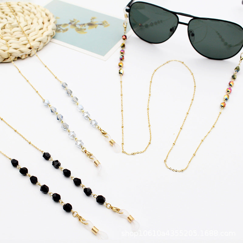 Crystal-Embellished Eyewear Chain Stornfield