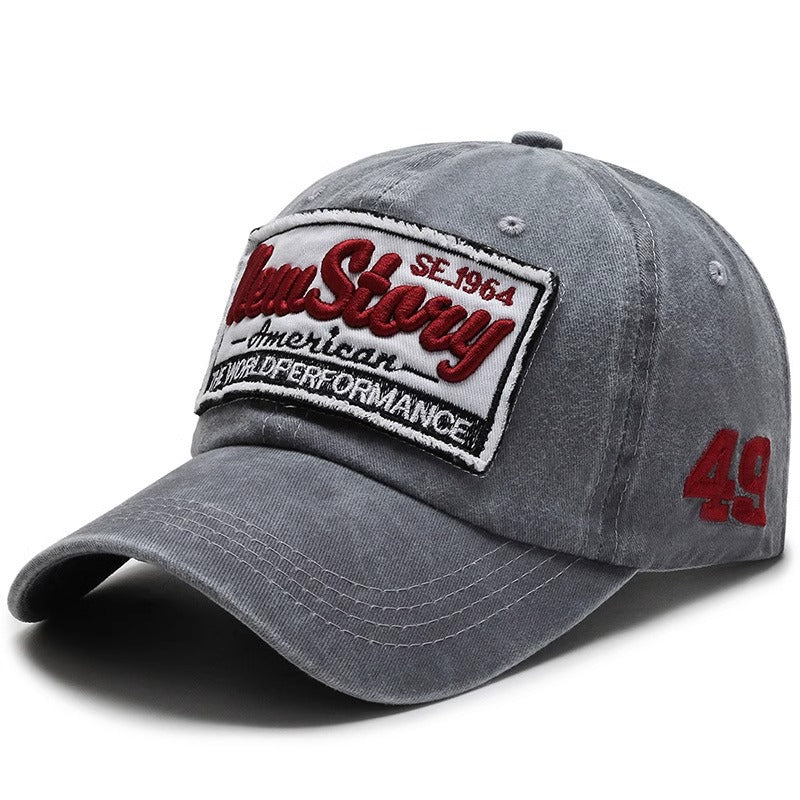 Men's Vintage-Inspired Embroidered Casual Cap Stornfield