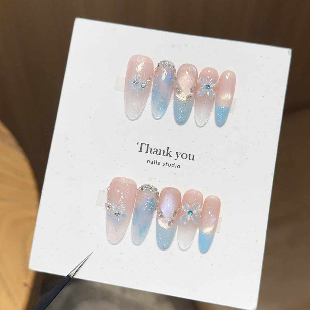 Elegant Artificial Nail Tips Set Stornfield