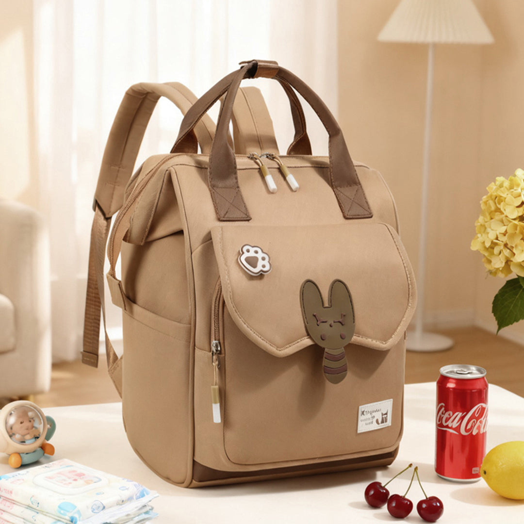 Fun-Themed Multi-Pocket Backpack Stornfield