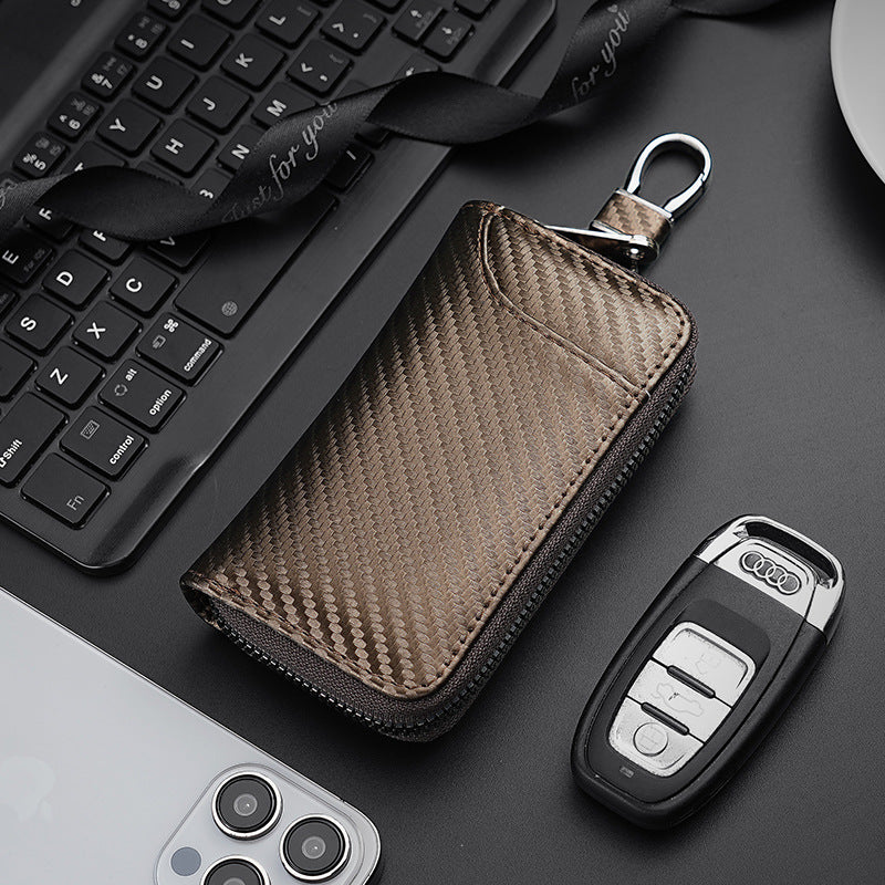 Compact Zippered Key Holder