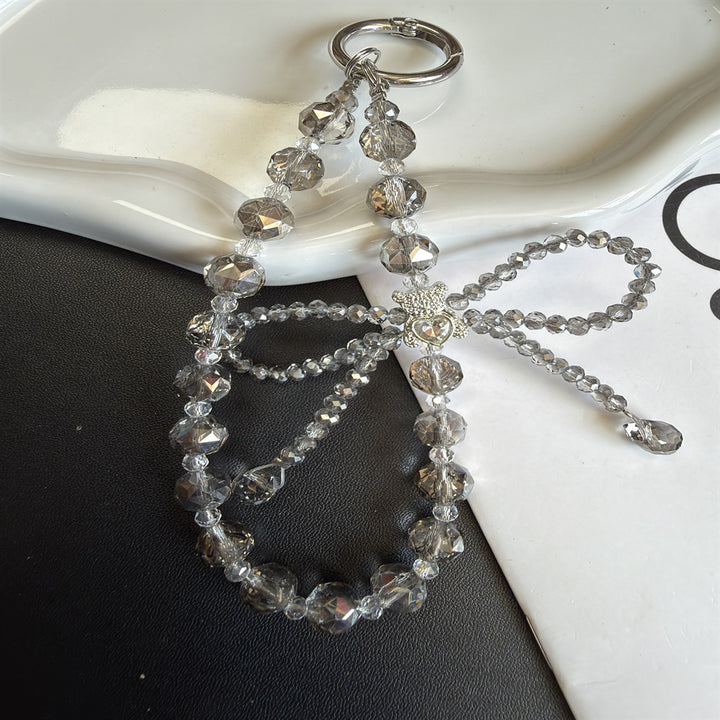 Elegant Crystal Beaded Charm Keychain Stornfield